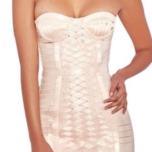 House of CB Malone, Champagne Straps Dress